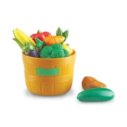 Thumbnail 5 of Learning Resources Комплект зеленчуци, в кошница, пластмасови