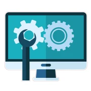 Thumbnail 1 of STEM Стикер, Математика и информатика - Информатика, комплект E6, 50 cm, стикер 7