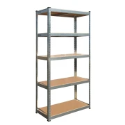 Thumbnail 5 of Стелаж RFG, метален, с 5 рафта, 1000 х 400 х 1920 mm, MDF, до 65 kg