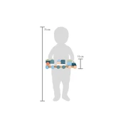 Thumbnail 10 of Small Foot Влакче с вагончета Арктика, дървено