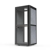 Thumbnail 12 of Шумоизолираща акустична кабина Flexi101, 1020 х 1020 х 2260 mm, сива