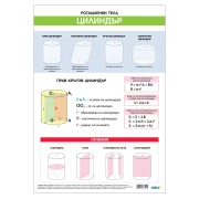 Thumbnail 2 of Office 1 Ученическо табло ''Ротационни тела цилиндър и конус'', 70 x 100 cm, двустранно