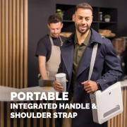 Thumbnail 7 of Поставка Fellowes и куфар за лаптоп Breyta, 2 в 1, бяла