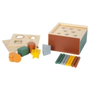 Thumbnail 3 of Small Foot Сортер Монтесори, с геометрични фигури