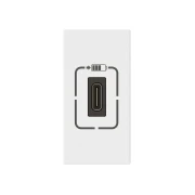 Thumbnail 1 of Розетка Legrand Mosaic, USB Type-C, с 1 модул, бяла