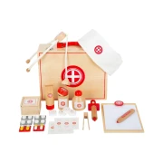 Thumbnail 4 of Small Foot Докторски комплект, дървен, 24 части
