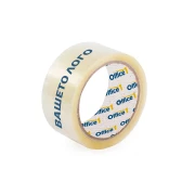 Thumbnail 1 of Тиксо, опаковъчно, 48 mm x 66 m, безцветно, с един цвят печат