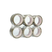 Thumbnail 1 of Office 1 Тиксо, солвент, 48 mm x 66 m, дебелина 50 микрона, кафяво, 6 броя