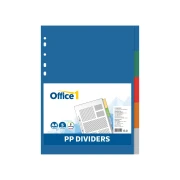Thumbnail 1 of Office 1 Разделител, PP, A4, с цветове, 5 броя