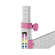 Thumbnail 2 of Бюро RFG Ergo Kids, с регулируема височина, детско, 800 х 660 х 540-760 mm, ПДЧ, розово