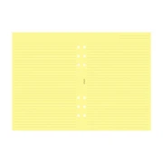 Thumbnail 4 of Filofax Пълнител за органайзер, A5, на редове, жълти листове