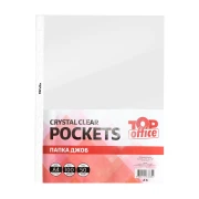 Thumbnail 1 of Top Office Джоб за документи, A4, 50 µm, кристал, 100 броя