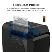 Thumbnail 4 of Шредер за унищожаване на документи Fellowes LX221, Micro-Cut, 30 L, черен, P-5, време за работа 25 мин