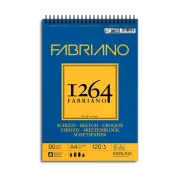 Thumbnail 1 of Fabriano Скицник за скициране, А4, 90 g/m2, гладка текстура, 120 листа