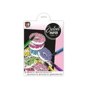 Thumbnail 1 of Moxy Комплект за оцветяване върху велурена хартия - Донът