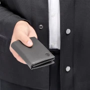 Thumbnail 2 of Hugo Boss Калъф за карти Saffiano, с 12 отделения, сив