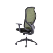 Thumbnail 5 of Ергономичен стол RFG STAR HB, дамаска и меш, Synchronous механизъм, до 150 kg, черна седалка, зелена облегалка