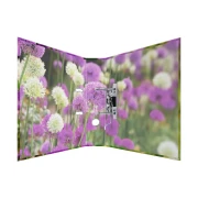 Thumbnail 4 of Herma Класьор Flowers, 7 cm, на лилави цветя