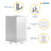 Thumbnail 5 of Herma Моливник Football, картонен