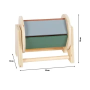 Thumbnail 5 of Small Foot Барабан Монтесори, въртящ се, дървен