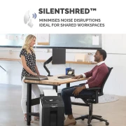 Thumbnail 6 of Шредер за унищожаване на документи Fellowes Automax 100M, Micro Cut, 23 L, P-4, време за работа 15 мин