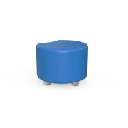 Thumbnail 3 of Табуретка RFG Moon, кръгла, екокожа, 60 х 60 х 43 cm, синя
