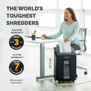 Thumbnail 10 of Шредер за унищожаване на документи Fellowes Automax 100M, Micro Cut, 23 L, P-4, време за работа 15 мин