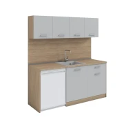 Thumbnail 1 of Кухня RFG, 1868 х 600 х 2000 mm, дъб сонома и сиво