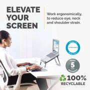 Thumbnail 3 of Стойка за лаптоп Fellowes I-Spire, охлаждаща, до 17'', черна