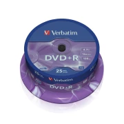 Thumbnail 2 of DVD+R Verbatim, 4.7 GB, 16x, AZO покритие, 25 броя в шпиндел