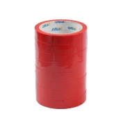 Thumbnail 2 of Office 1 Тиксо, 18 mm x 60 m, червено, 8 броя