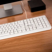 Thumbnail 2 of Клавиатура NGS Spike, с кабел 1.4 m, кирилизирана, USB, 12 бързи бутона, бяла