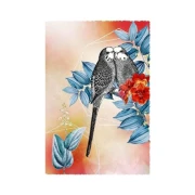 Thumbnail 1 of Gespaensterwald Картичка Silver Line, папагали