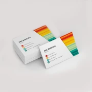 Thumbnail 2 of Визитки, дигитален печат, 350 g/m2, едностранни, пълноцветен печат, с матов ламинат, 100 броя