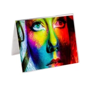 Thumbnail 2 of KEJEA Информационна поставка за бюро, хоризонтална, 100 х 80 mm, прозрачна