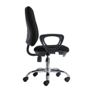 Thumbnail 3 of Ергономичен стол RFG Presto Chrome, текстил, до 130 kg, черен