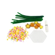 Thumbnail 2 of Creativ Company Комплект Направи си сам цветя, с мъниста