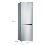 Thumbnail 4 of Хладилник Bosch KGV36VLEA, с фризер, серия 4, 308 L, инокс