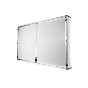 Thumbnail 3 of Office 1 Система бяла дъска Wings, магнитна, с 2 крила, за дисплей 75''