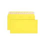 Thumbnail 2 of Elco Пощенски плик, C6/5, 114 х 229 mm, 100 g, прав капак със самозалепваща лента, жълт, 25 броя