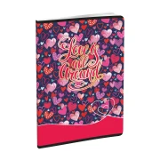 Thumbnail 21 of Тетрадка, A4, широки редове, офсетова хартия, мека корица, 40 листа, дизайни за момиче