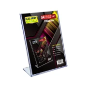 Thumbnail 1 of KEJEA Информационна поставка, L образна, вертикална, A4, прозрачна