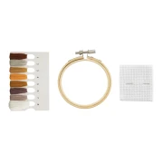 Thumbnail 4 of Craft ID Комплект за бродиране Пеперуда, мини, 12.5 х 10 cm