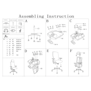Thumbnail 35 of Ергономичен стол RFG Artur HB, дамаска и меш, до 150 kg, тъмносива седалка, черна облегалка