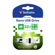 Thumbnail 2 of USB флаш памет Verbatim Nano, USB 2.0, 32 GB, черна