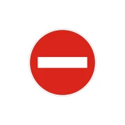 Thumbnail 1 of Пътен знак B1 - Забранено влизането, със стойка