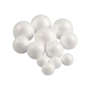 Thumbnail 2 of Creativ Company Топки, полистиренови, бели, 12 броя