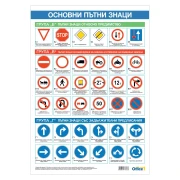 Thumbnail 2 of Office 1 Ученическо табло ''Безопасност на движението - основни пътни знаци'', без лайстни, двустранно