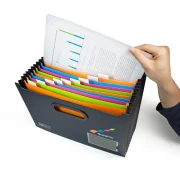 Thumbnail 4 of Rapesco Папка Germ-Savvy Supafile, тип хармоника, с 13 отделения, черна