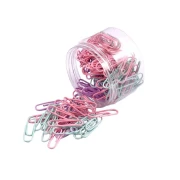 Thumbnail 2 of Foska Кламери, 28 mm, 120 броя, розови и лилави, в кутия